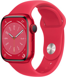 Смарт-часы Apple Watch Series 8 41 мм (PRODUCT)RED - фото
