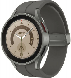 Смарт-часы Samsung Galaxy Watch 5 Pro 45 мм LTE (серый титан) - фото