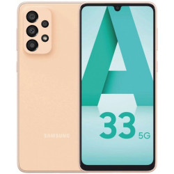 Смартфон Samsung Galaxy A33 5G 6GB/128GB персиковый (SM-A336B/DSN) Официальная гарантия! ПОДАРОК Чехол! - фото
