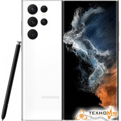 Смартфон Samsung Galaxy S22 Ultra 5G 12GB/256GB белый фантом (SM-S908B/DS)  Официальная гарантия - в подарок чехол! - фото