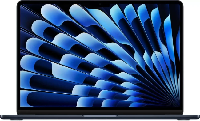 Ноутбук Apple MacBook Air M3 13" 2024 16GB 256GB SSD «тёмная ночь» (midnight) MC8K4 - фото