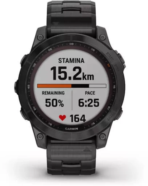 Умные часы Garmin Fenix 7X Sapphire Solar 51 мм (серый карбон/серый карбон титан) - фото6