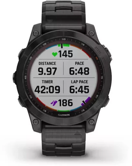 Умные часы Garmin Fenix 7X Sapphire Solar 51 мм (серый карбон/серый карбон титан) - фото9