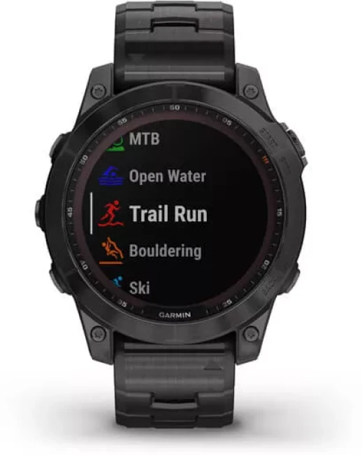 Умные часы Garmin Fenix 7X Sapphire Solar 51 мм (серый карбон/серый карбон титан) - фото7