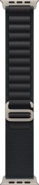 Умные часы Apple Watch Ultra 3 LTE 49 мм (титановый корпус, природный/черный, текстильный ремешок размера L) - фото3