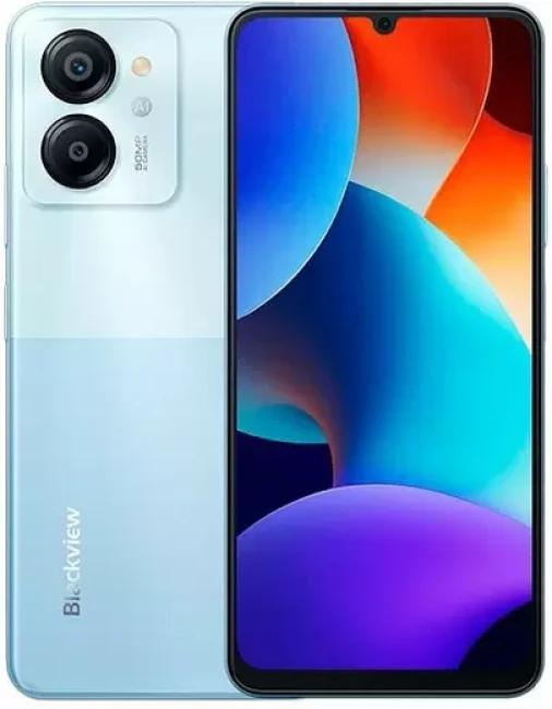 Смартфон Blackview Color 8 8GB/256GB (голубой) - фото, картинка Смартфон Blackview Color 8 8GB/256GB (голубой) - фото