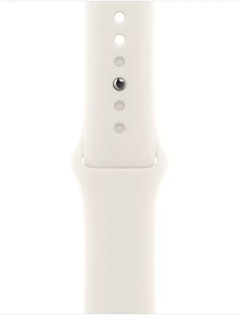 Умные часы Apple Watch SE 3 40 мм (алюминиевый корпус, звездный свет/звездный свет, спортивный силиконовый ремешок M/L) - фото3