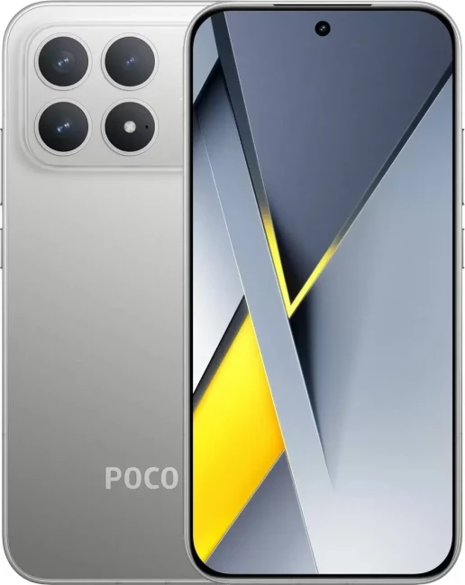 Смартфон POCO F8 Pro 12GB/256GB международная версия (серебристый) - фото