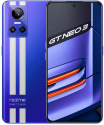 Смартфон Realme GT Neo 3 80W 8GB/256GB синий (международная версия) - фото