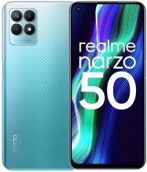 Смартфон Realme Narzo 50 RMX3286 4GB/128GB голубой (международная версия) - фото