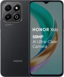 Смартфон HONOR X6b 6GB/256GB международная версия (полуночный черный) - фото