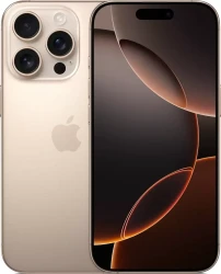 Смартфон Apple iPhone 16 Pro Dual SIM 1TB (пустынный титан) - фото