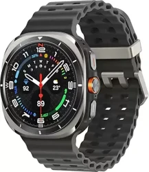 Умные часы Samsung Galaxy Watch Ultra 2025 47 мм LTE (серый титан) - фото
