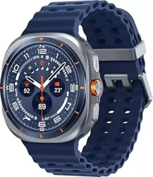 Умные часы Samsung Galaxy Watch Ultra 2025 47 мм LTE (синий титан) - фото