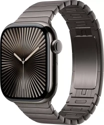 Умные часы Apple Watch Series 10 42 мм (титановый корпус, сланец/сланец, стальной ремешок) - фото