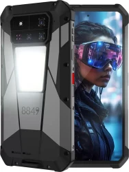 Смартфон Unihertz Tank 4 Pro 18GB/1TB (черный/серый) - фото