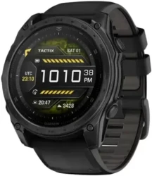 Умные часы Garmin Tactix 8 AMOLED 51 мм (с черным силиконовым ремешком) - фото